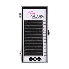 Maklora İpek Volume C Kıvrım 0.07 Kalınlık 13 mm Uzunluk Kirpik