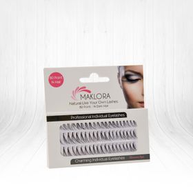 Maklora Uzun Natural 80'li Tekli Kirpik