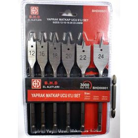 Makro Yapı 6 Parça Hex Yaprak Matkap Ucu Takımı