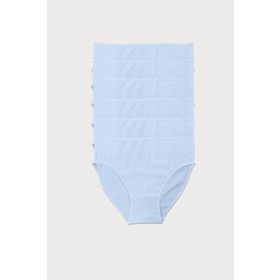 Malabadi 0187 Kadın 6'lı Paket Beyaz Modal Yüksek Bel Slip Külot