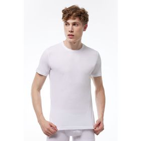 Malabadi 084 Beyaz Basic Yuvarlak Yaka İnce Modal Erkek T-shirt