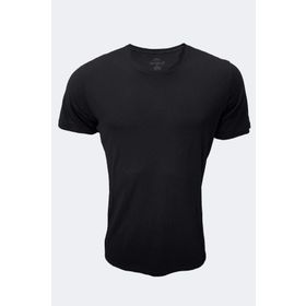 Malabadi 084 Siyah Basic Yuvarlak Yaka İnce Modal Erkek T-shirt