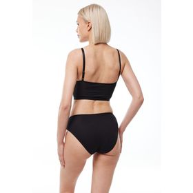 Malabadi 1028 Siyah 2'li Paket Normal Bel Modal Slip Kadın Külot
