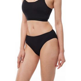 Malabadi 1028 Siyah 2'li Paket Normal Bel Modal Slip Kadın Külot