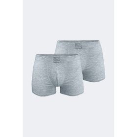 Malabadi 2M074 2'li Gri Erkek Boxer