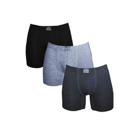 Malabadi 3M073 3'lü Uzun Paçalı Erkek Boxer