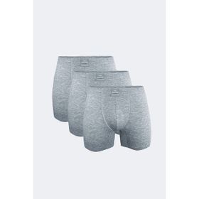 Malabadi 3M073 Gri 3'lü Erkek Boxer