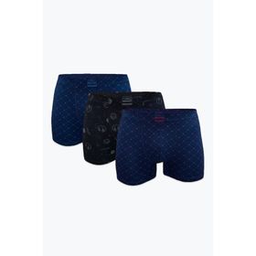 Malabadi 3M251 Set-2 3 Adet Desenli Modal Erkek Boxer