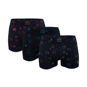 Malabadi 3M251 Set-3 3 Adet Desenli Modal Erkek Boxer
