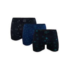 Malabadi 3M251 Set-3 3 Adet Desenli Modal Erkek Boxer