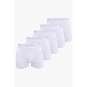 Malabadi 5M075 Beyaz 5'li Erkek Boxer