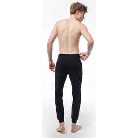 Malabadi 6004 Siyah Beli Lastikli Cepli Tek Alt Manşetli Paça Erkek Pijama