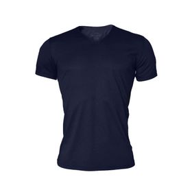 Malabadi Yaz Serinliği Lacivert V Yaka Erkek T-Shirt