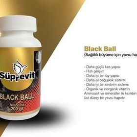 Malatya Yem Süprevit Black Ball 200 gr Yavru Güvercin İçin Sağlıklı ve Hızlı Büyüme Sağlayıcı