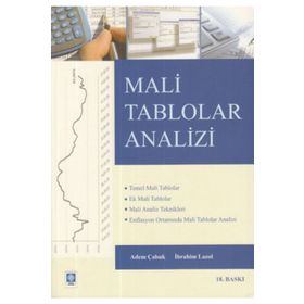 Mali Tablolar Analizi 18. Baskı Ekin Yayınevi