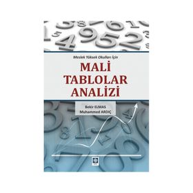 Mali Tablolar Analizi 18. Baskı Ekin Yayınevi