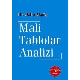 MALI TABLOLAR ANALIZI - ÖZTIN AKGÜÇ