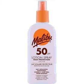 Malibu 200 ml SPF50 Güneş Koruyucu Sprey Losyon