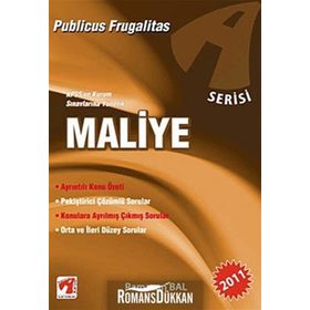 MALIYE - A SERISI KPSS VE KURUM SINAVLARINA YÖNELİK - RAMAZAN BAL