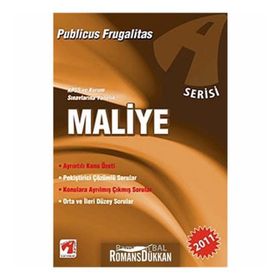 MALIYE - A SERISI KPSS VE KURUM SINAVLARINA YÖNELİK - RAMAZAN BAL