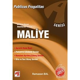 MALIYE - A SERISI KPSS VE KURUM SINAVLARINA YÖNELİK - RAMAZAN BAL