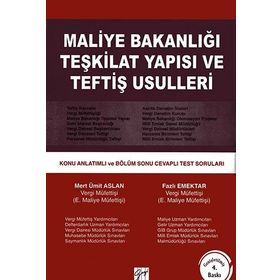 Maliye Bakanlığı Teşkilat Yapısı ve Teftiş Usulleri - Ümit Aslan