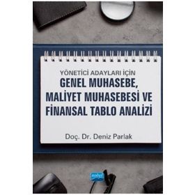 MALIYET MUHASEBESI - GENEL