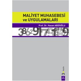 Maliyet Muhasebesi - Hasan Abdioğlu