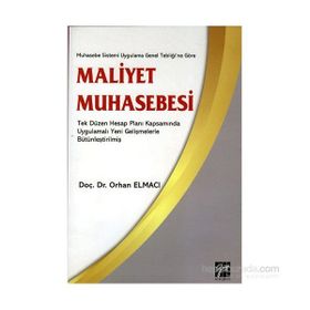 Maliyet Muhasebesi - Orhan Elmacı