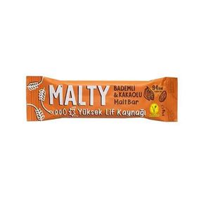Malty 34 gr Bademli & Kakaolu Ve Maltlı Meyve Barı (12 adet)