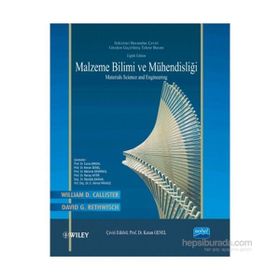 MALZEME BILIMI VE MÜHENDISLIĞI - WILLIAM D. CALLISTER;DAVID D. RETHWISCH