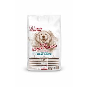 Mama Sanatı 7 kg Etli Pirinçli Yavru Köpek Maması