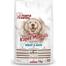 Mama Sanatı 7 kg Etli Pirinçli Yavru Köpek Maması