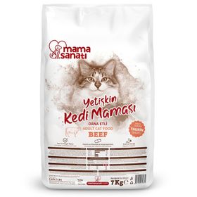 Mama Sanatı Dana Etli 7 kg Yetişkin Kuru Kedi Maması