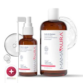 Mamaaura Fortify Me 250 + 50 ml Saç Dökülme Karşıtı Şampuan ve Serum Seti