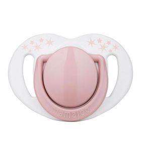 Mamajoo 0 Ay 2'li Sterilizasyon Saklama Kutulu Powder Pink Desenli Ortodontik Emzik