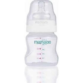 Mamajoo 150 ml No: 1 PP Silver Biberon Antikolik Biberon Emziği