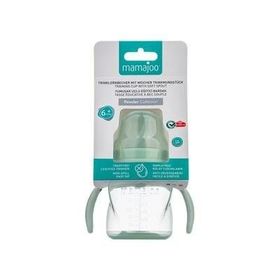 Mamajoo 160 ml Yeşil 6+ Ay Yumuşak Uçlu Kulplu Antikolik Alıştırma Bardağı