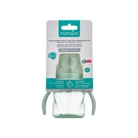 Mamajoo 160 ml Yeşil 6+ Ay Yumuşak Uçlu Kulplu Antikolik Alıştırma Bardağı