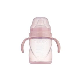 Mamajoo 270 ml Pembe 9+ Ay Yumuşak Uçlu Kulplu Antikolik Alıştırma Bardağı