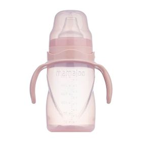 Mamajoo 270 ml Powder Pink Kulplu Eğitici Bardak