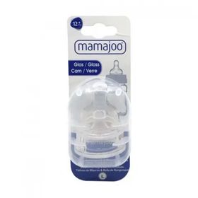 Mamajoo 2'li 12+ Ay Saklama Kutulu Silikon Cam Biberon Emziği