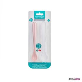 Mamajoo 2x Beslenme Kaşığı Powder Pink & Saklama Kutusu