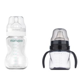 Mamajoo MMJ5033 Pearl 160 ml Siyah Kulplu Akıtmaz Eğitici Bardak