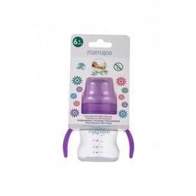 Mamajoo Mor 160 ml Kulplu Eğitici Bardak
