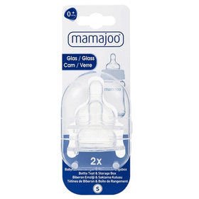 Mamajoo No.1 0 Ay+ Saklama Kutulu S Cam Biberon Emziği