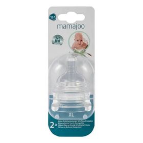 Mamajoo No:3 L Silikon İkili Biberon Emziği
