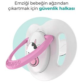 Mamajoo Pembe İnek 0+ Ay 2'li Ortodontik Emzik