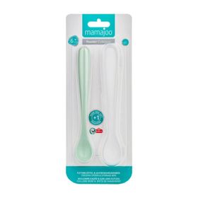 Mamajoo Powder Green Beslenme Kaşığı Ve Saklama Kutusu