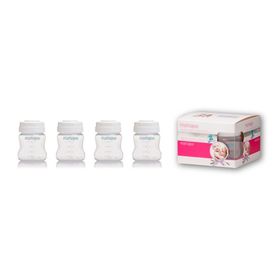 Mamajoo Silver 4x150 ml Anne Sütü Saklama Kapları
